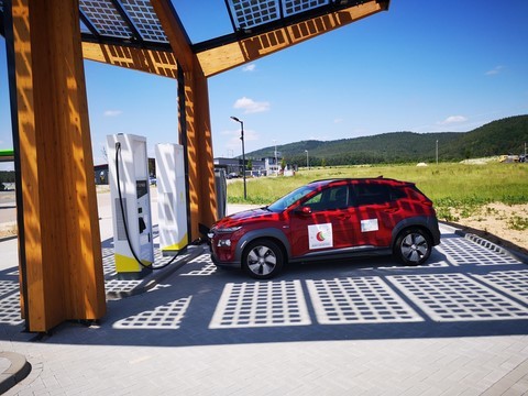 Borne 350kw à Trisching